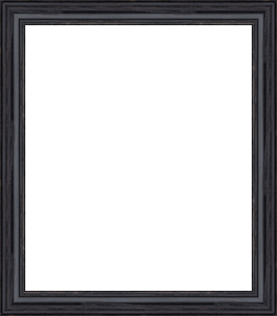 ArtToFrames 4x7 inch Stucco Black Picture Frame, Black Wood Poster Frame  (4786) 