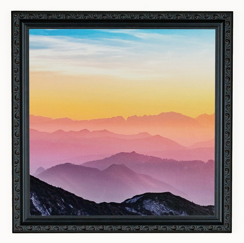 16x36 Frame Matted to 10x30 – Solid Wood Poster Frame with Tempered Glass | Frame Amo