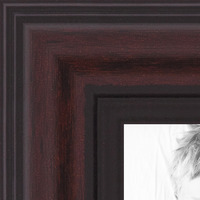 US ART Frames 1" Cherry Maroon Nugget Solid Poplar Hardwood Picture Frame S-22" 